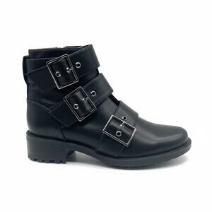 Blondo Women's Camila Waterproof Boots Black Adjustable Strap Size 7